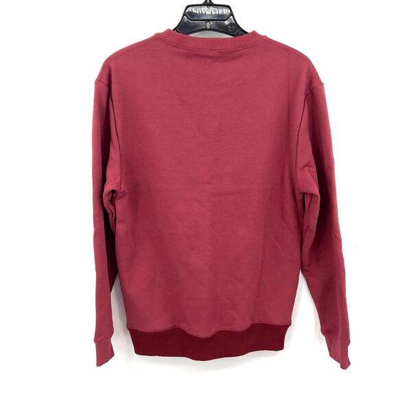 Natori Red Isamu Tonal Pullover Sweater Long Sleeve Men Size L Large New - Picture 4 of 8